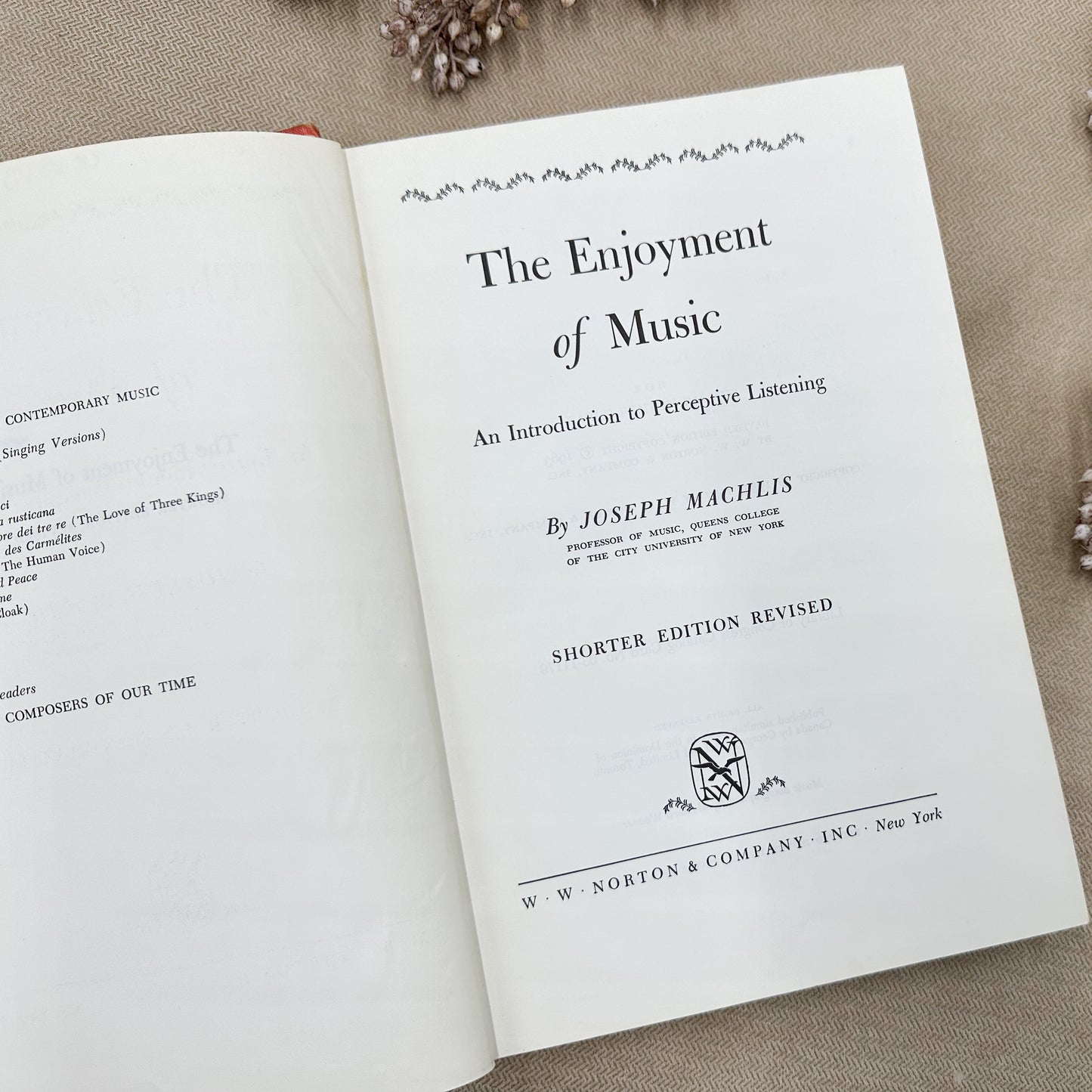 The Enjoyment of Music