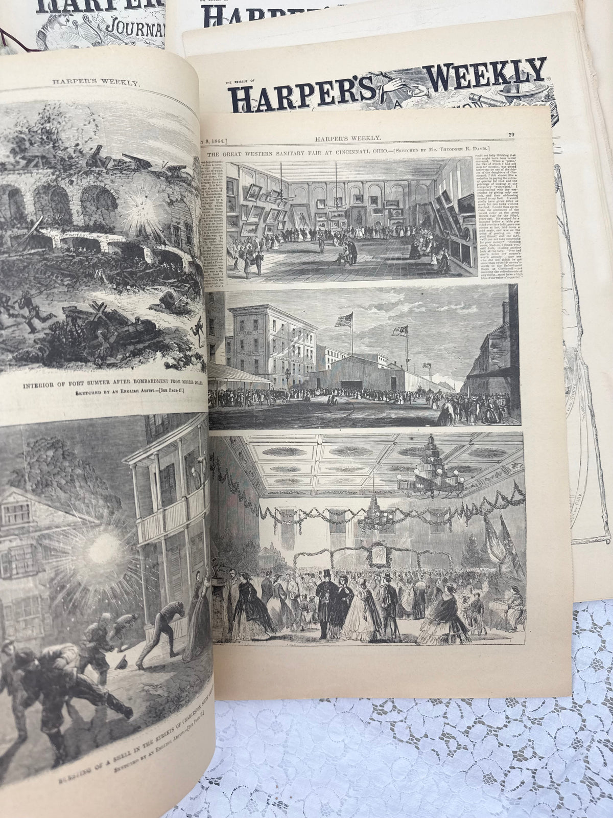 Harper's Weekly (Set of 4)