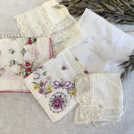 Vintage Hankie Set