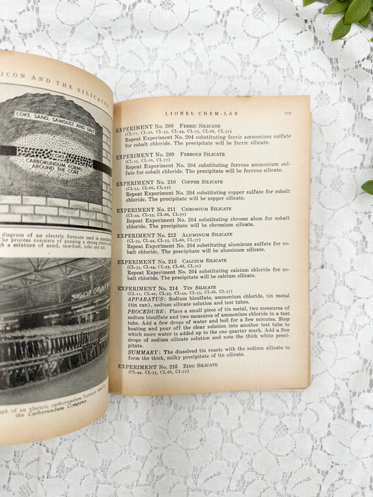 Lionel Chem Lab Book- 1942