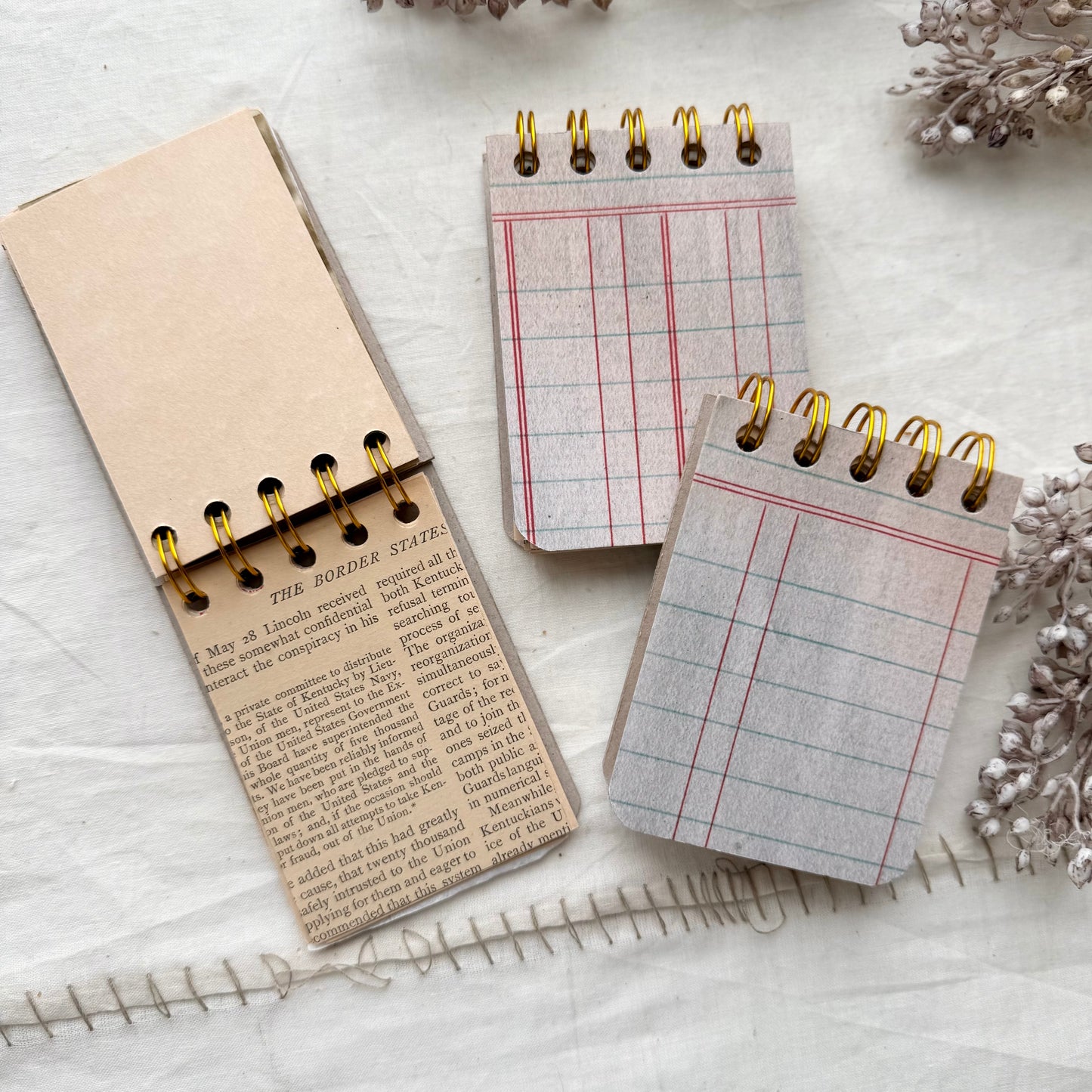Mini Mixed Media Journal (2.5 x 3.5 inches)