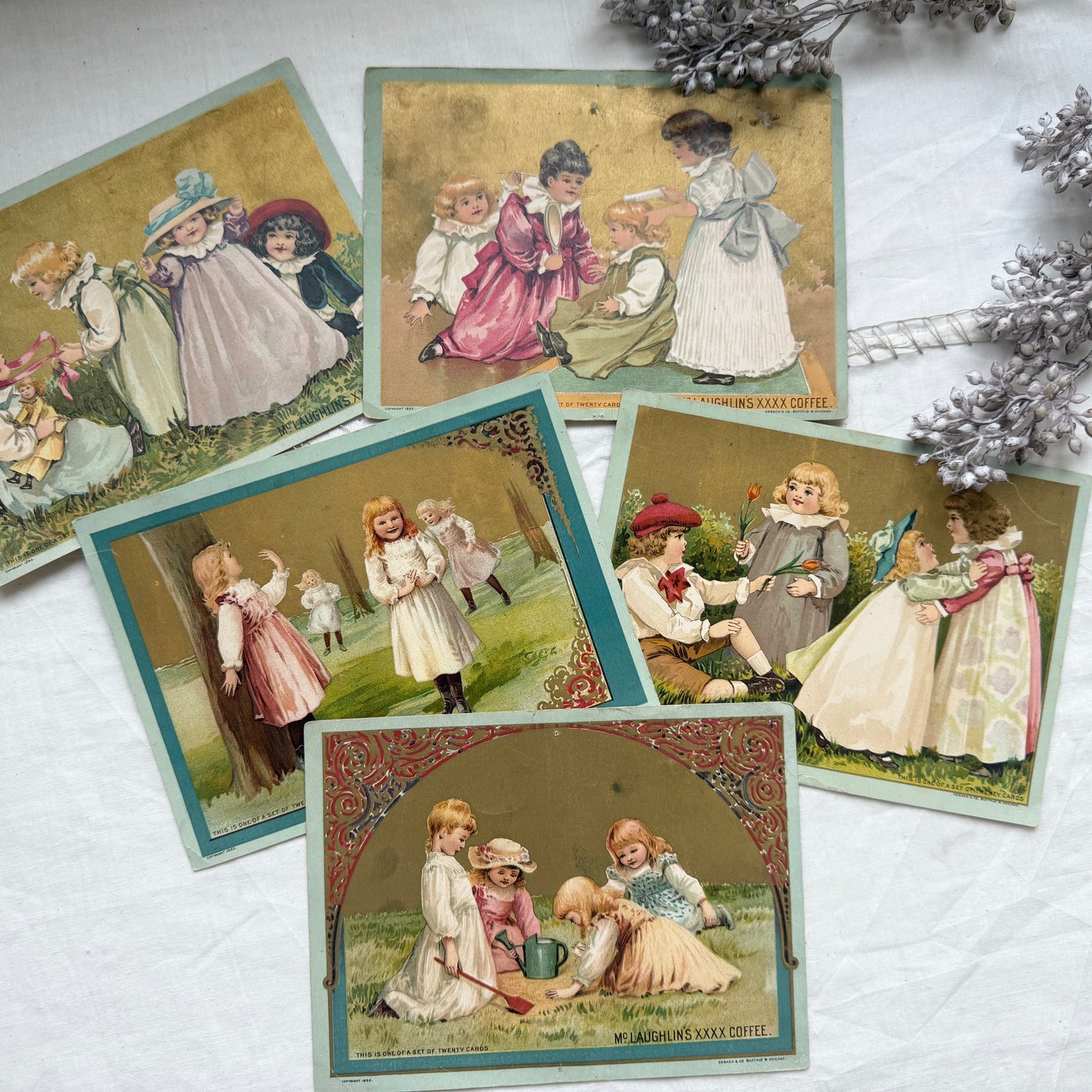 Vintage Trading Card Set