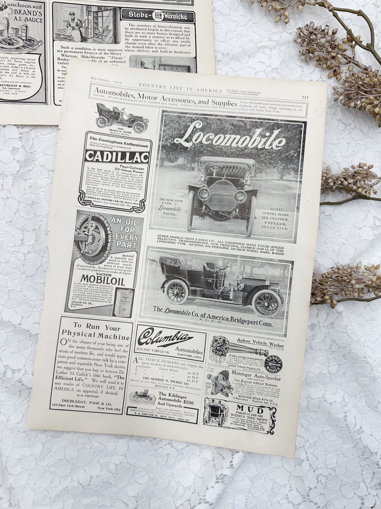 Vintage Magazine Page Set
