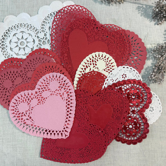 Vintage Valentines Paper Doily
