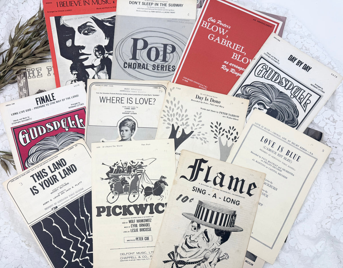 Vintage Theatre Ephemera Set