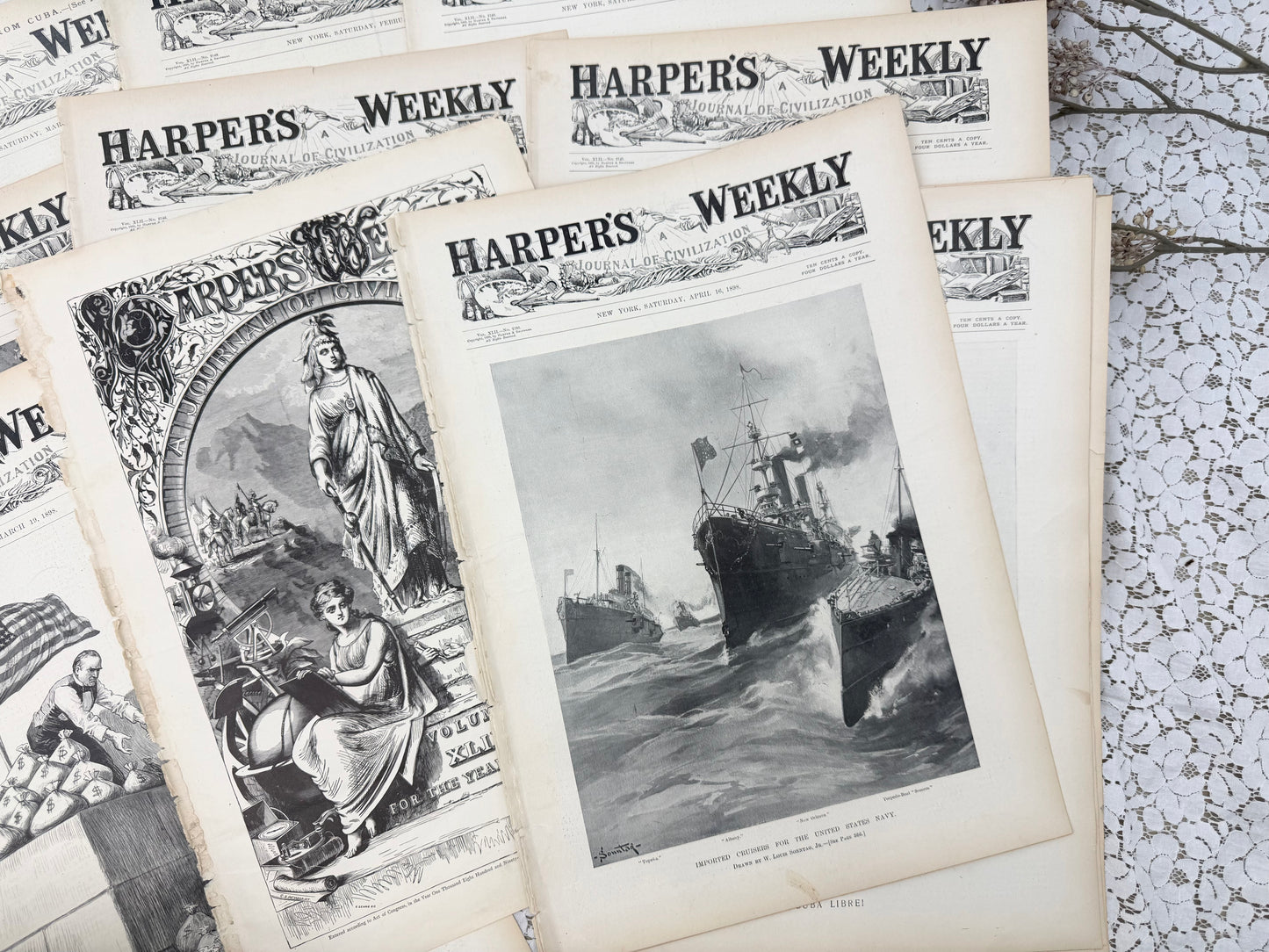 Vintage Harper's Covers (Covers Only)