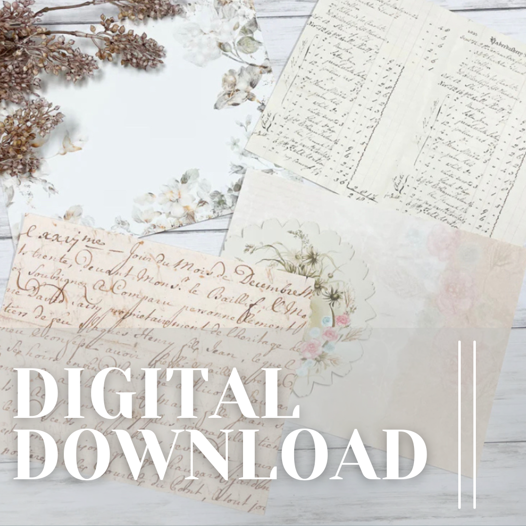 Four Signature Pages- Digital Download