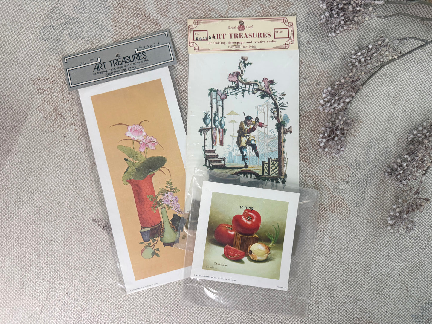 Vintage Print Set