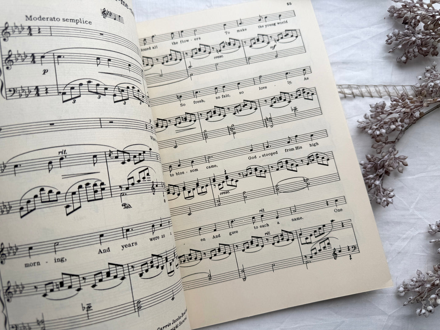 Vintage Music Book