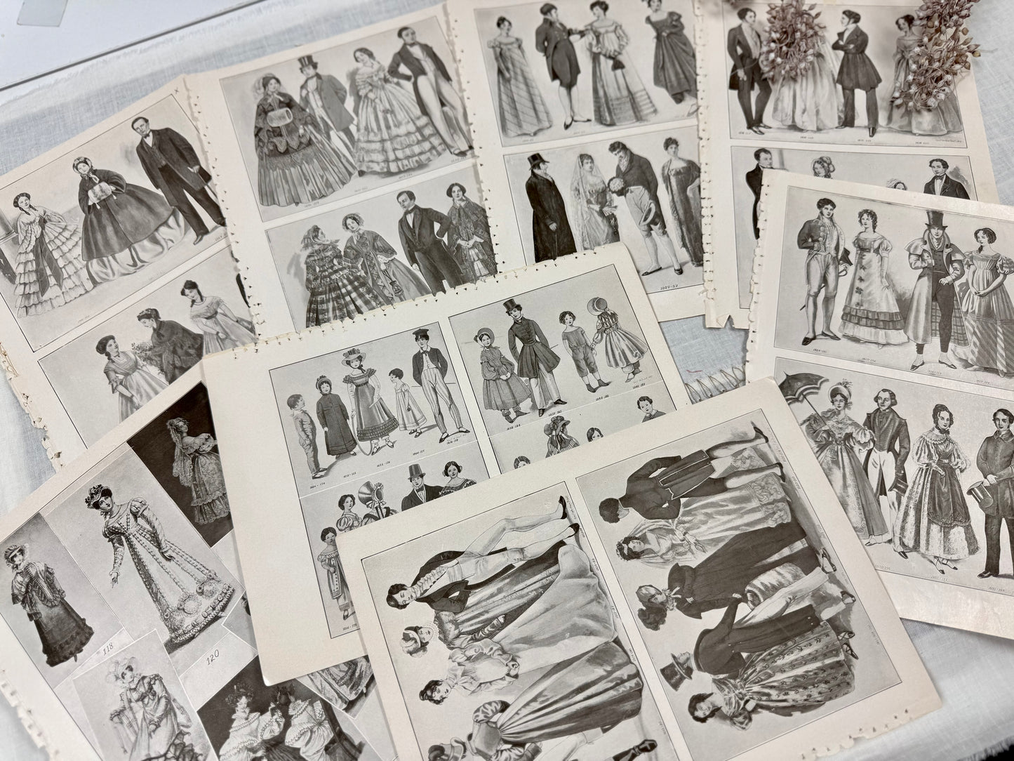 Vintage Fashion Print Set