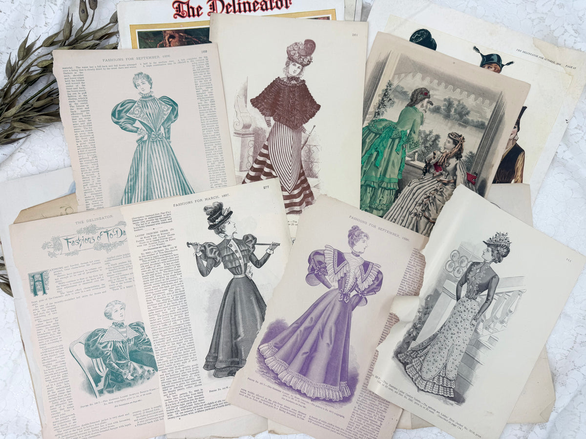 Vintage Fashion Print Set