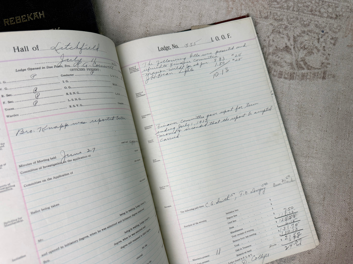 Vintage Ledger (4 Available)
