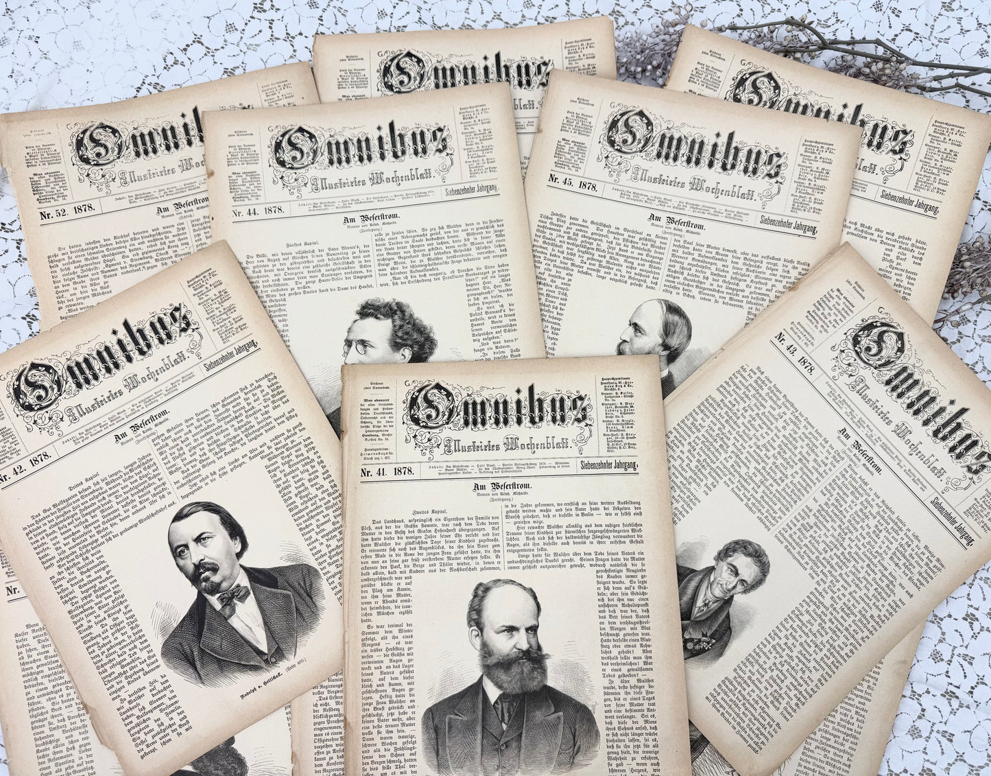 Vintage Covers (assorted set of 12)