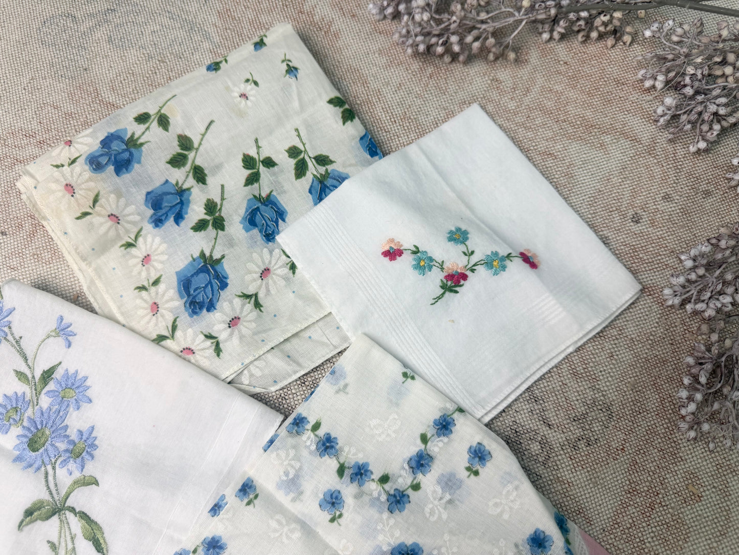 Vintage Hanky Set