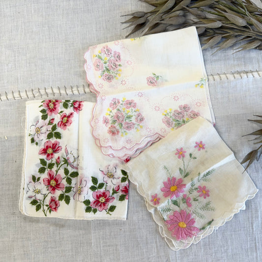 Vintage Hankie Set