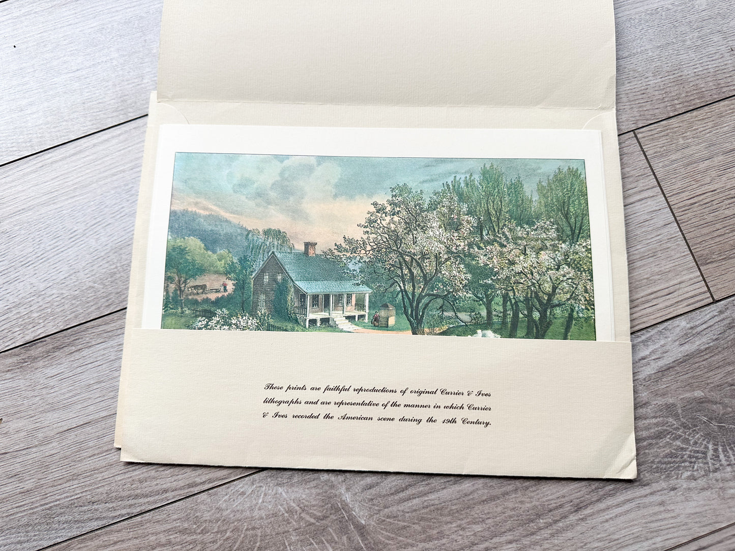 Set of 4 Currier and Ives Prints (Two Sets Available)
