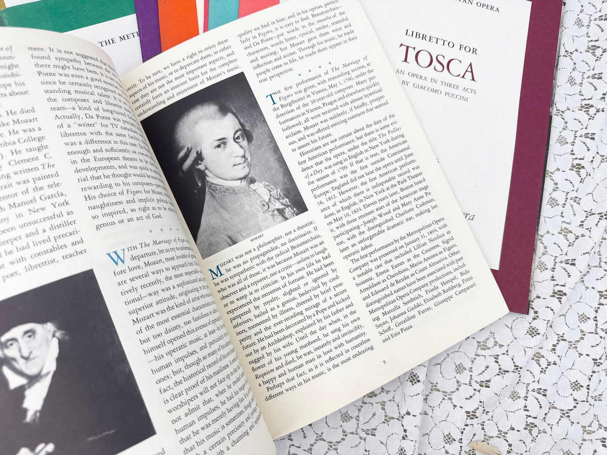 Vintage Music Booklet Set