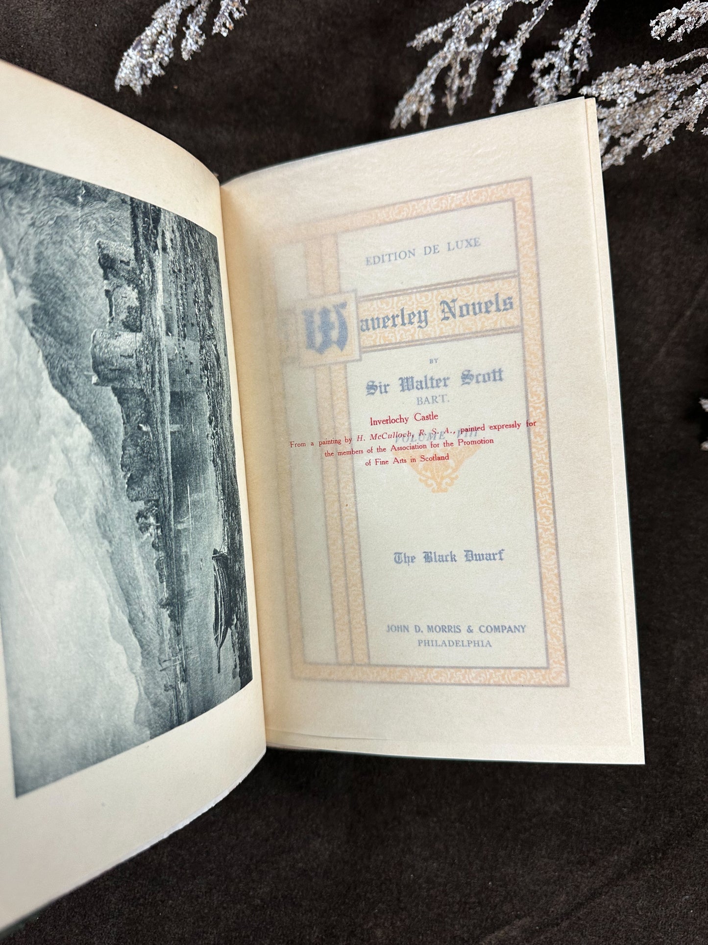 Waverly Novel with Marbled Cover