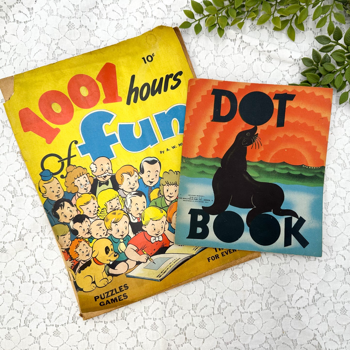 Children's Activity Books (Set of 2)