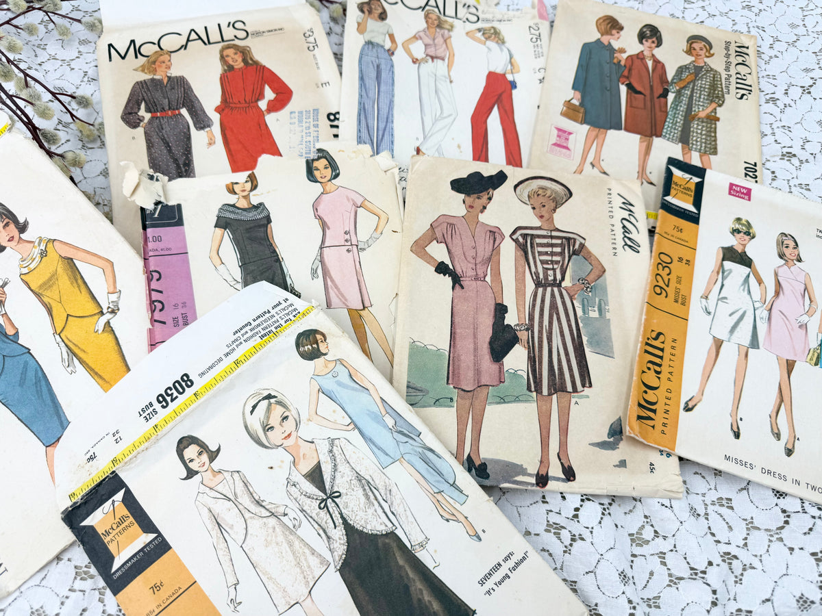 Vintage Pattern Sleeve Set