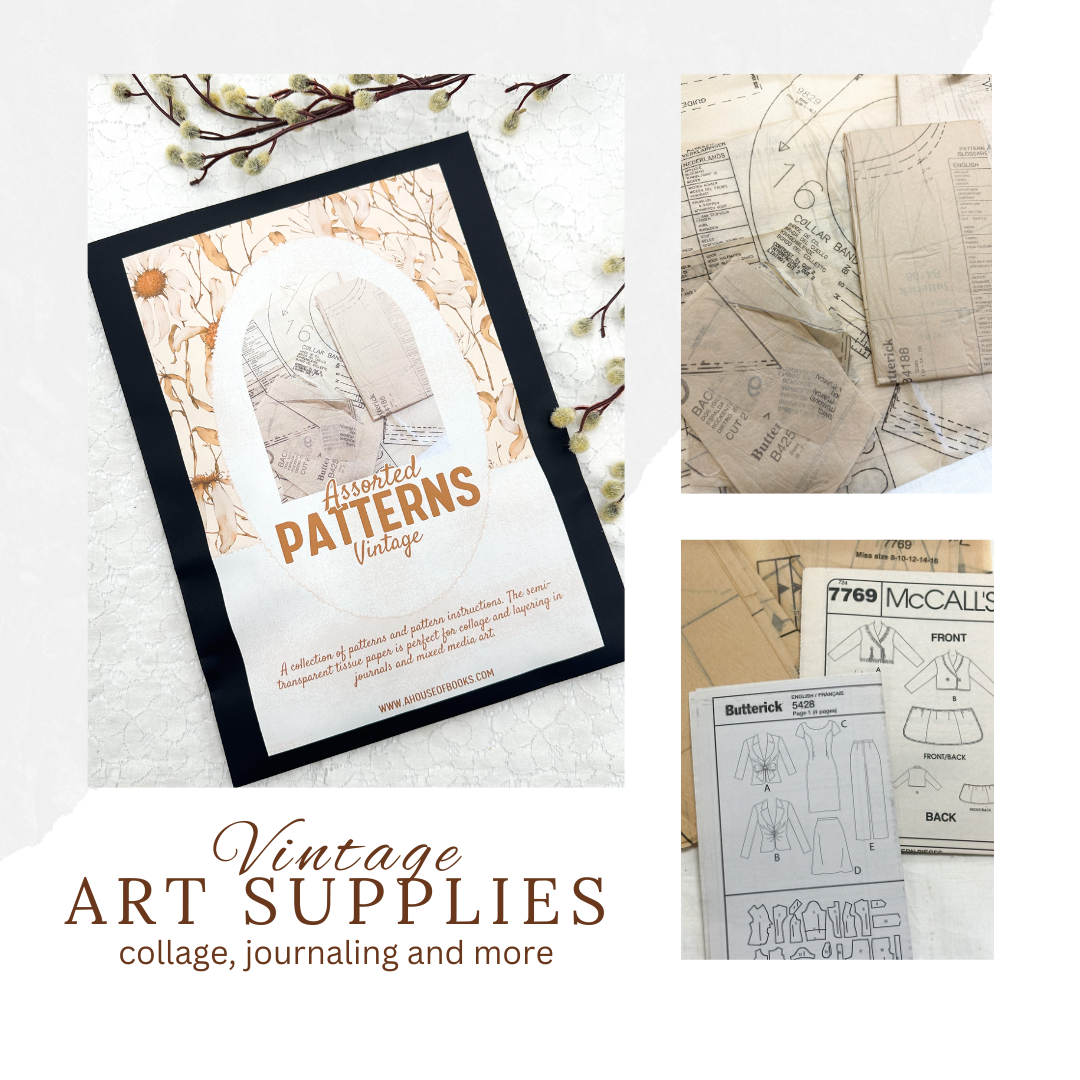 Assorted Vintage Patterns and Instruction Sheets – A House of Books