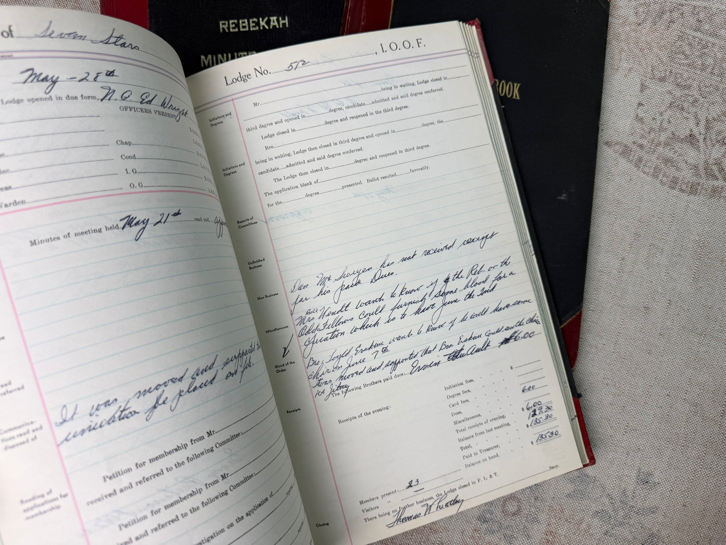 Vintage Ledger (4 Available)