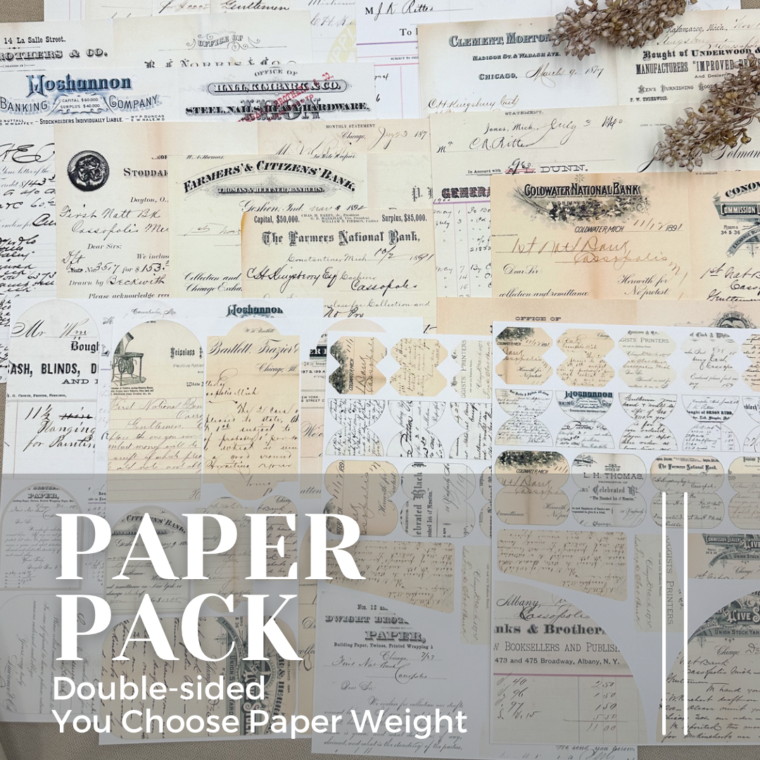 Invoice Paper Pack- You Choose Paper Weight