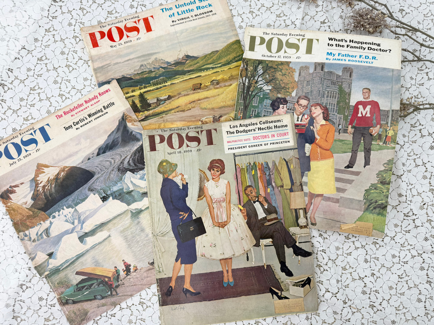 Vintage Post Magazine Covers (Covers Only)