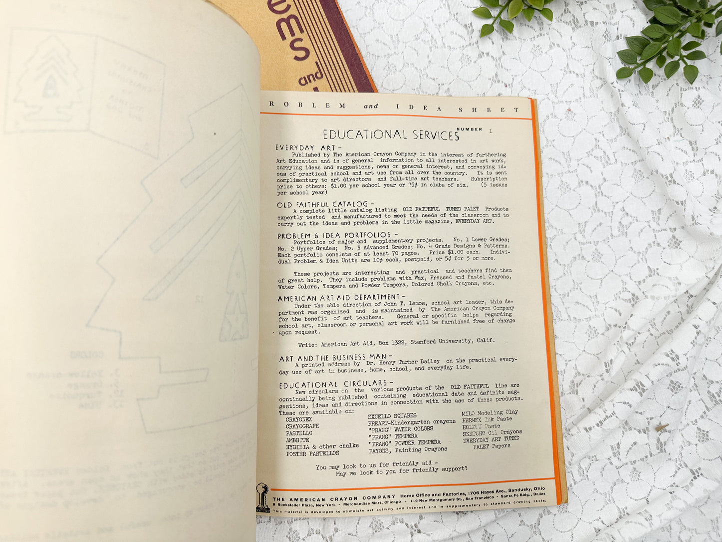 Problem and Ideas Book (Three Available)