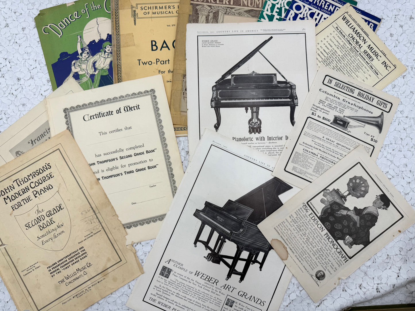 Vintage Music Ephemera