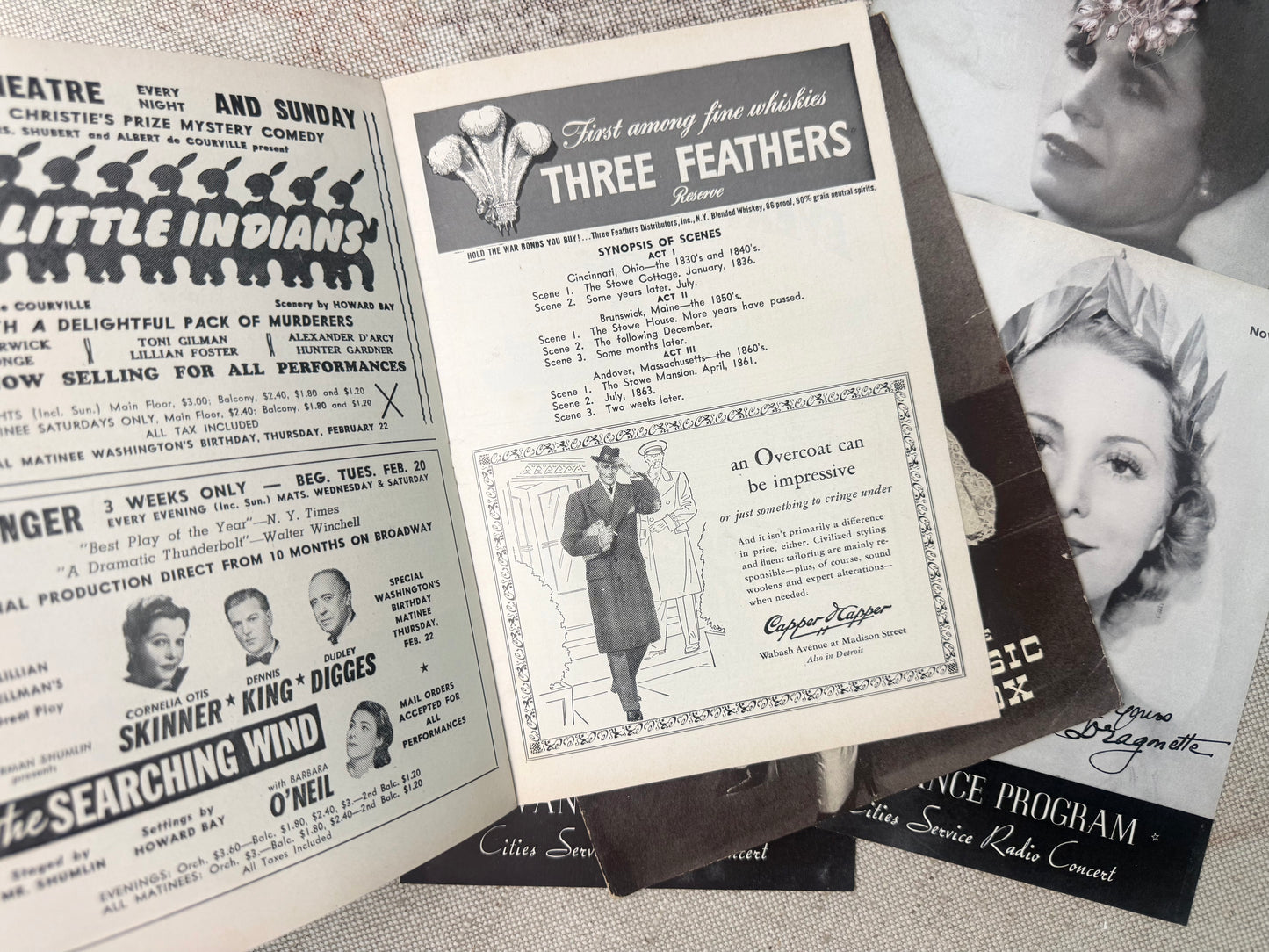 Vintage Playbill Set
