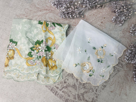 Vintage Hanky Set