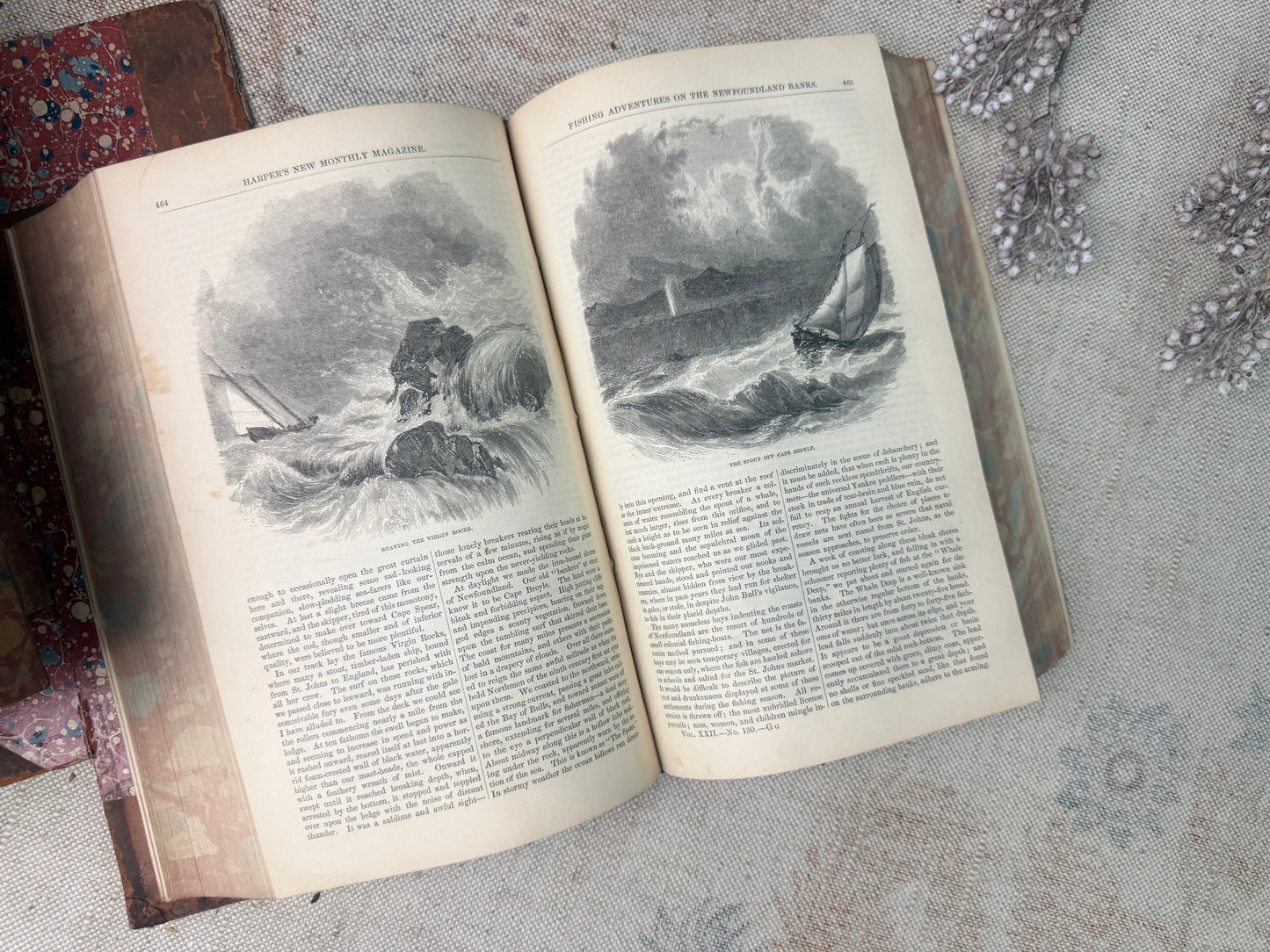 Vintage Harper's Magazine- Bound Book