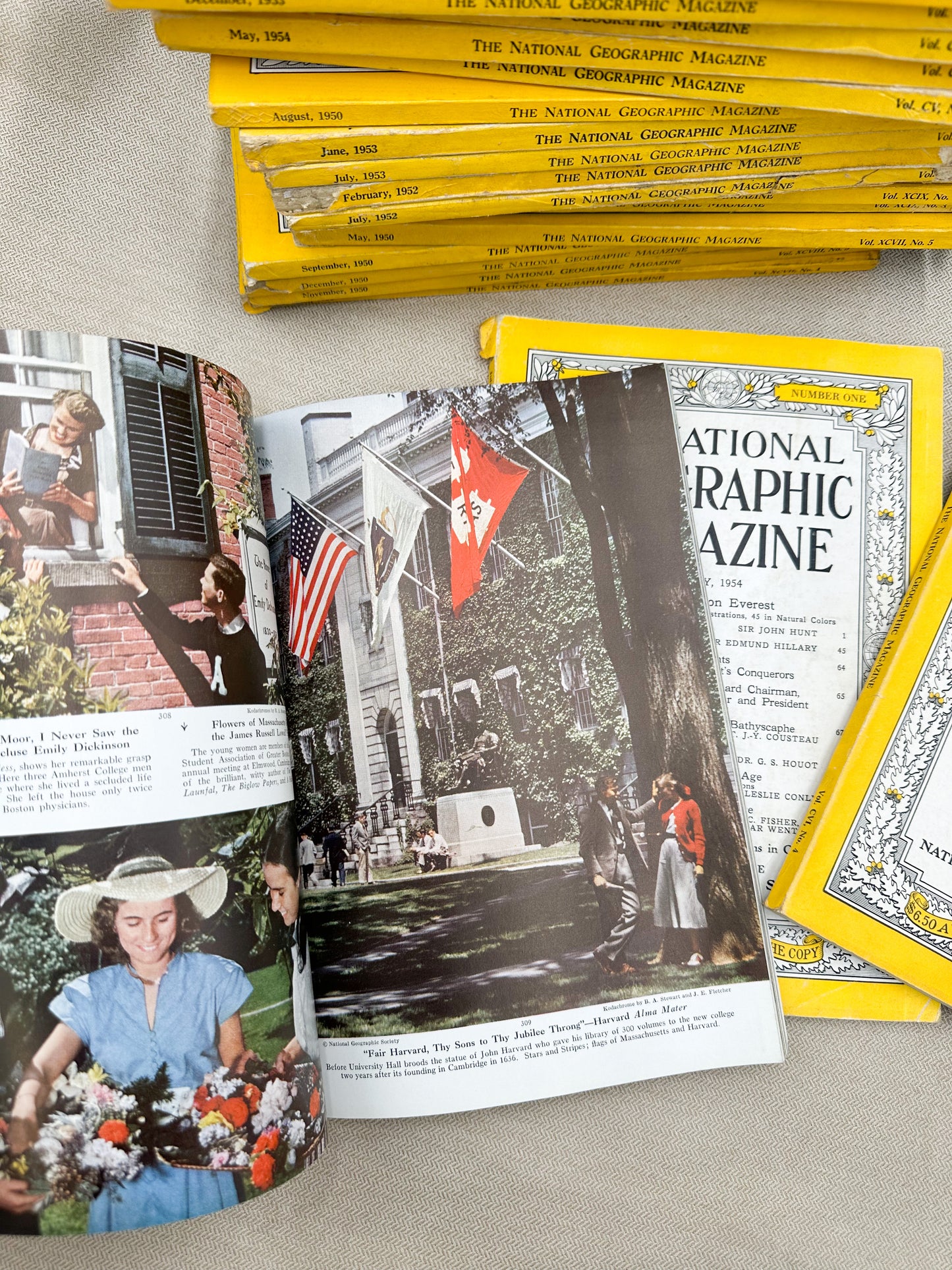 1950's National Geographic Magazines (25 Available)