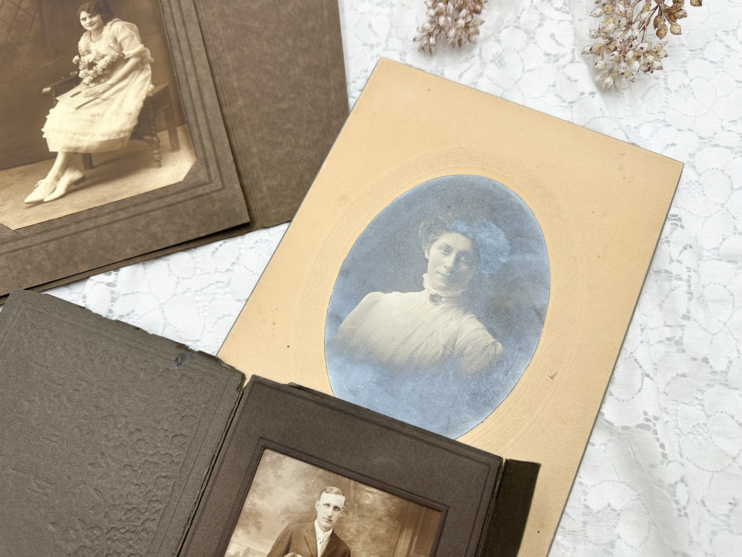 Vintage Cabinet Card Set