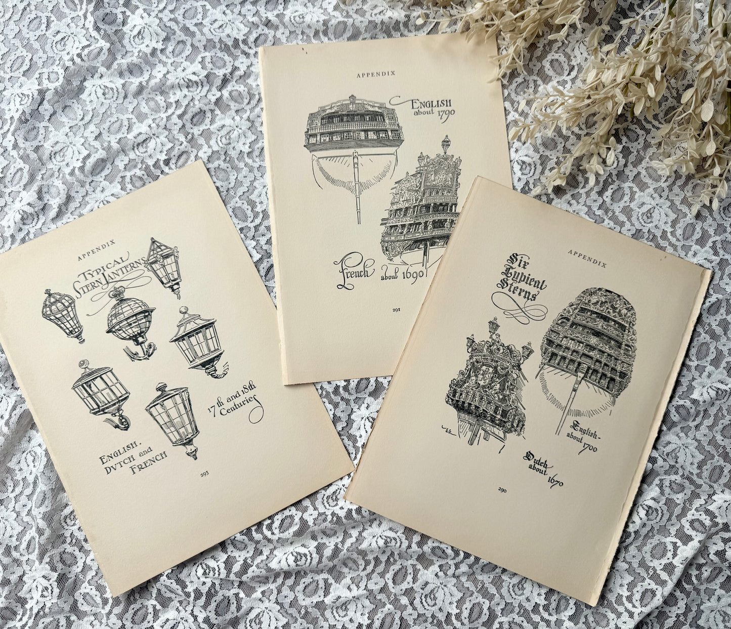 Vintage Book Pages