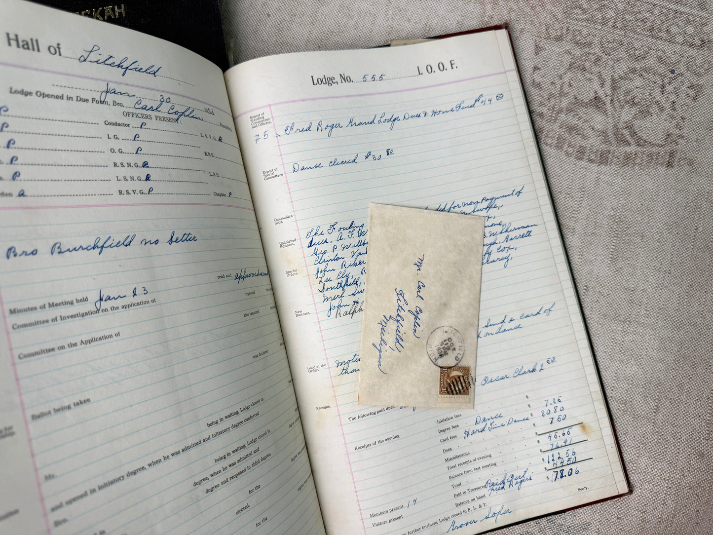 Vintage Ledger (4 Available)