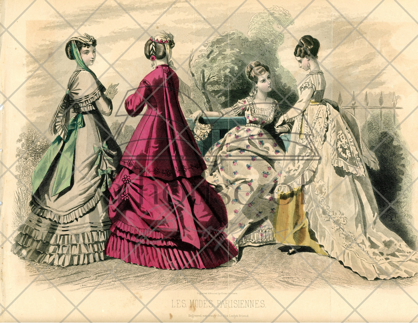 Fashion Plate Signature Pages- Project Template Digital Download