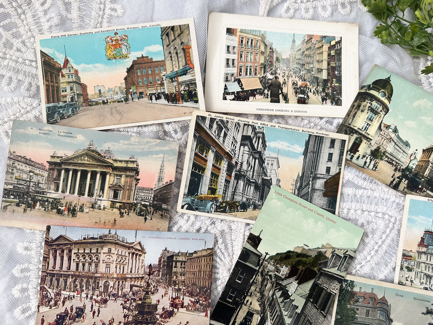 Vintage Postcard Set