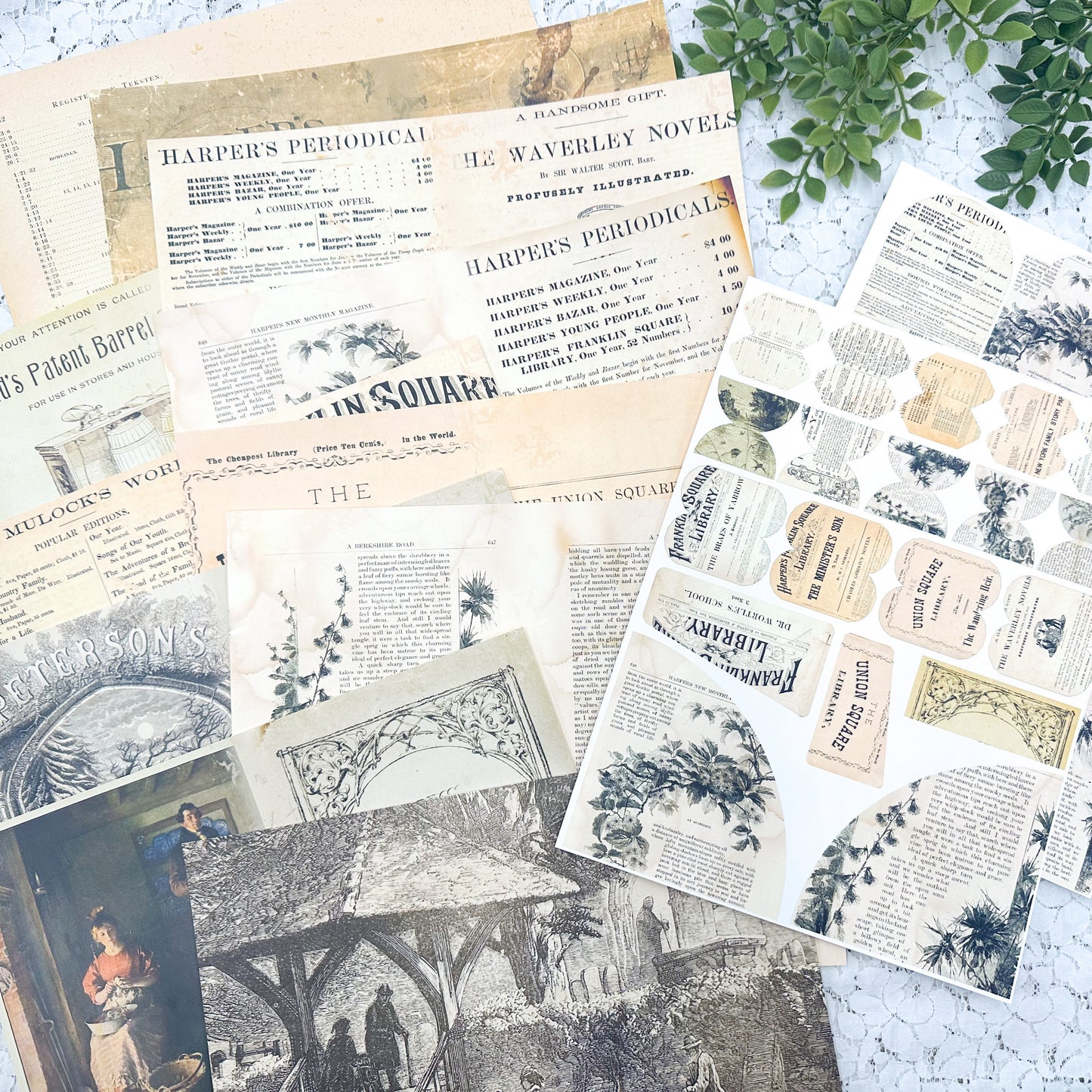 Vintage Magazine Pages- Paper Packs