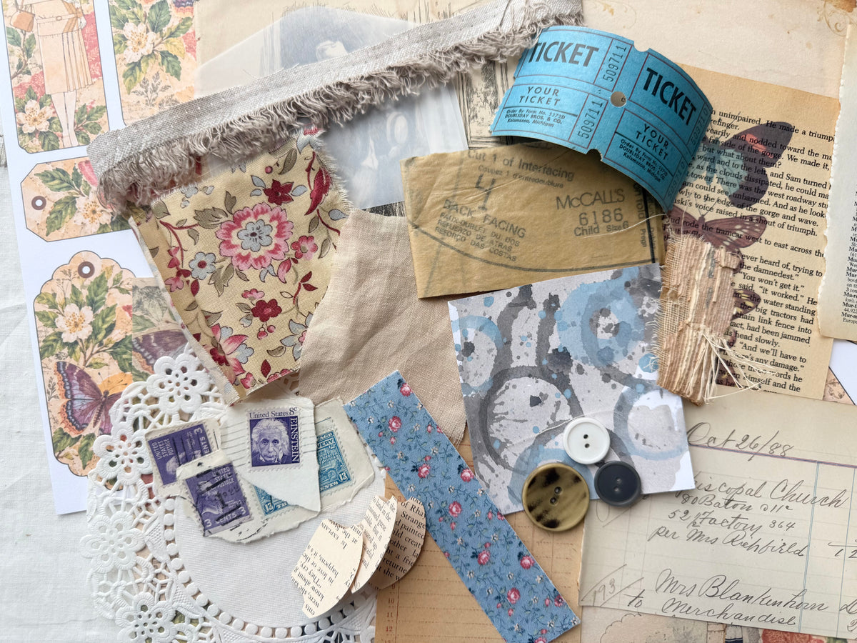 Junk Journal Spread- Vintage Vibes