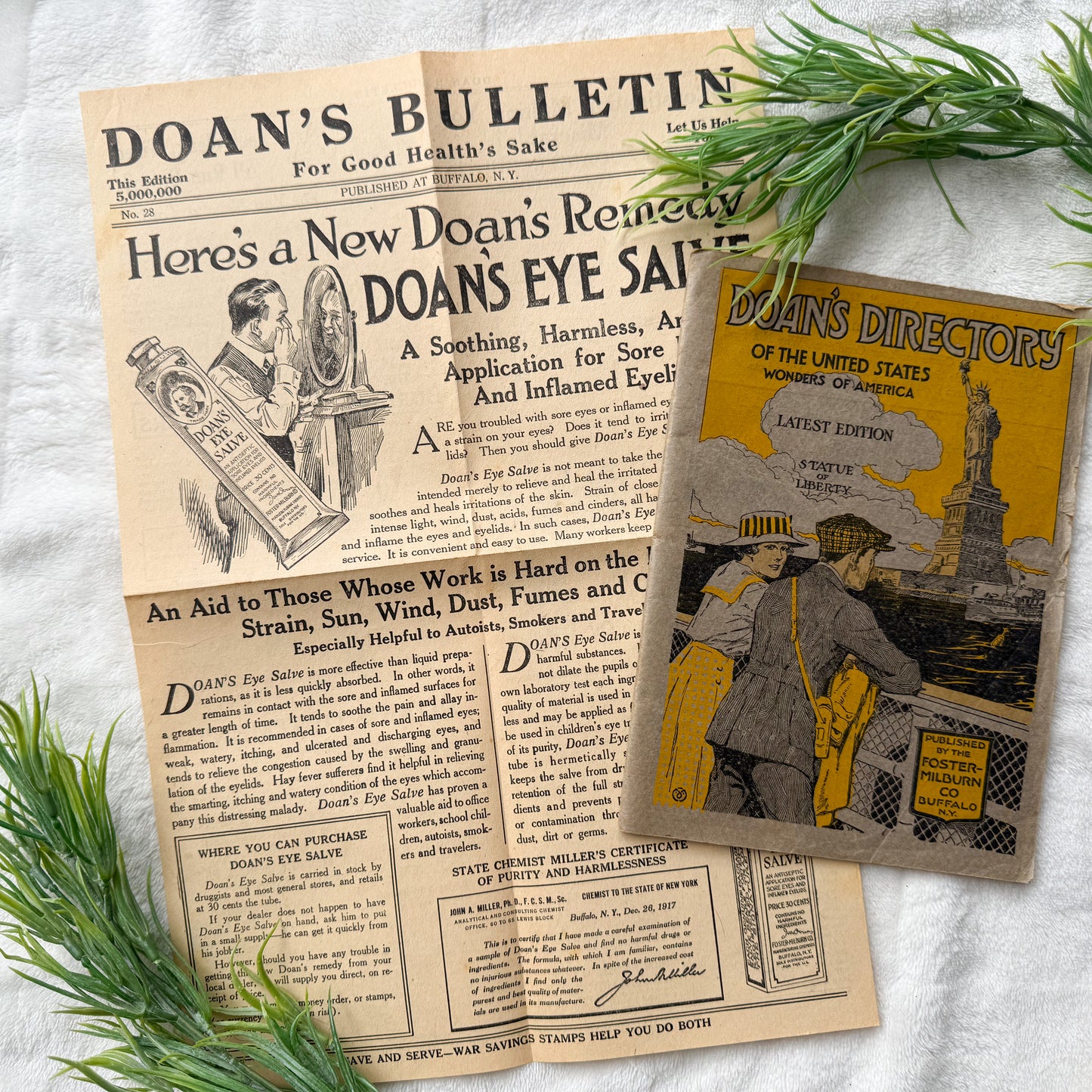 Vintage Advertisement Book