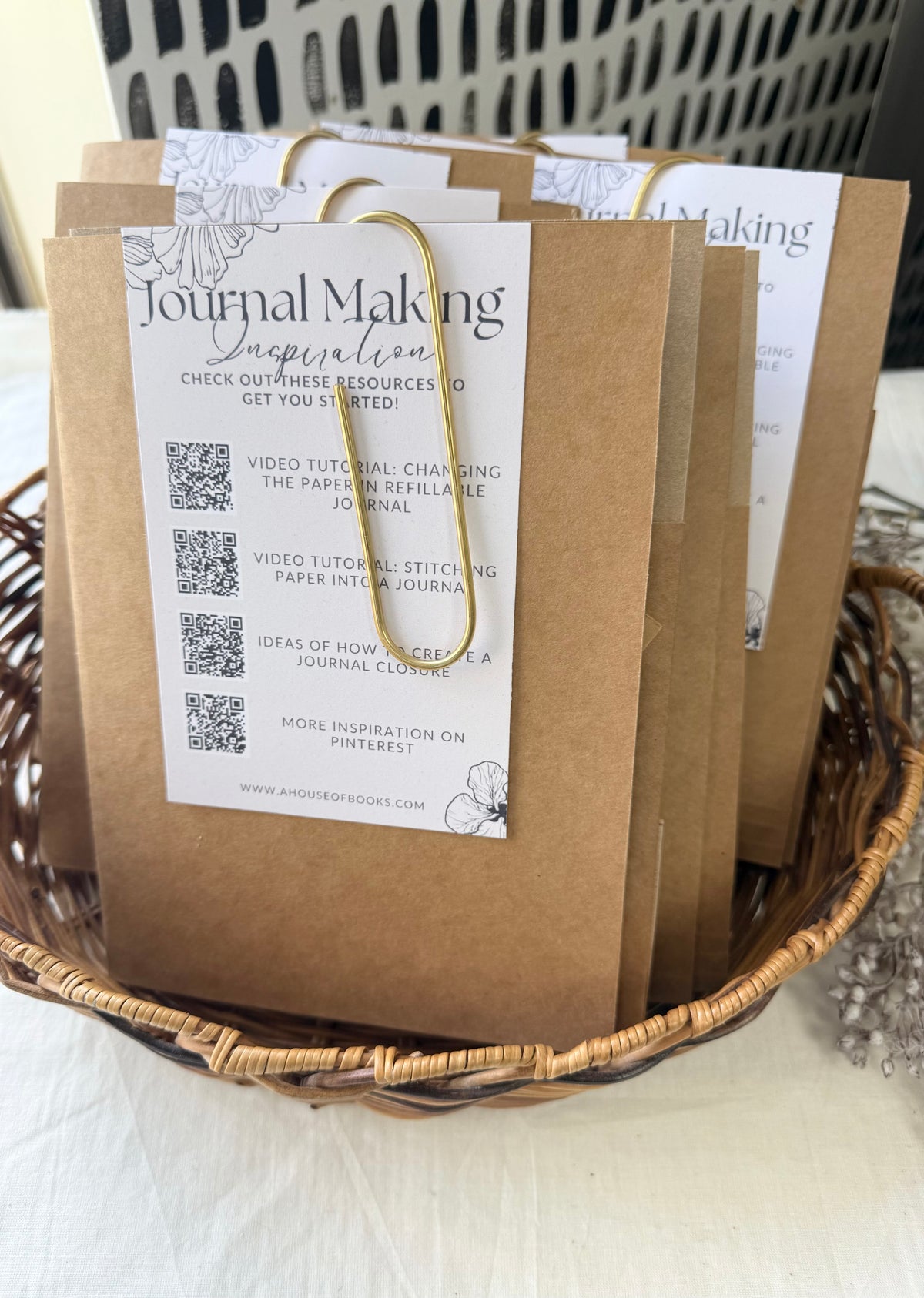 Folio Insert with Ephemera (A5 Sized)