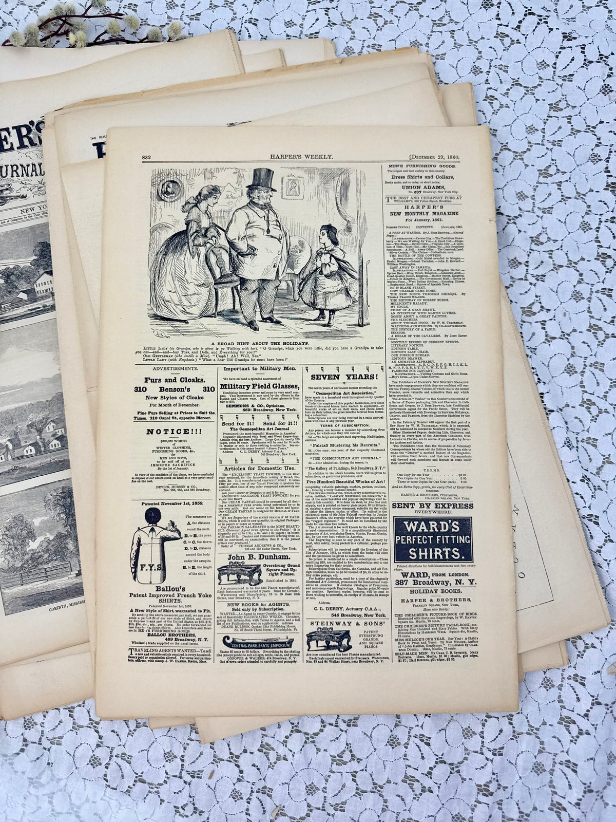 Harper's Weekly (Set of 4)