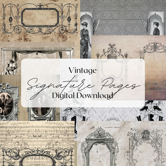 Signature Pages- Digital Download