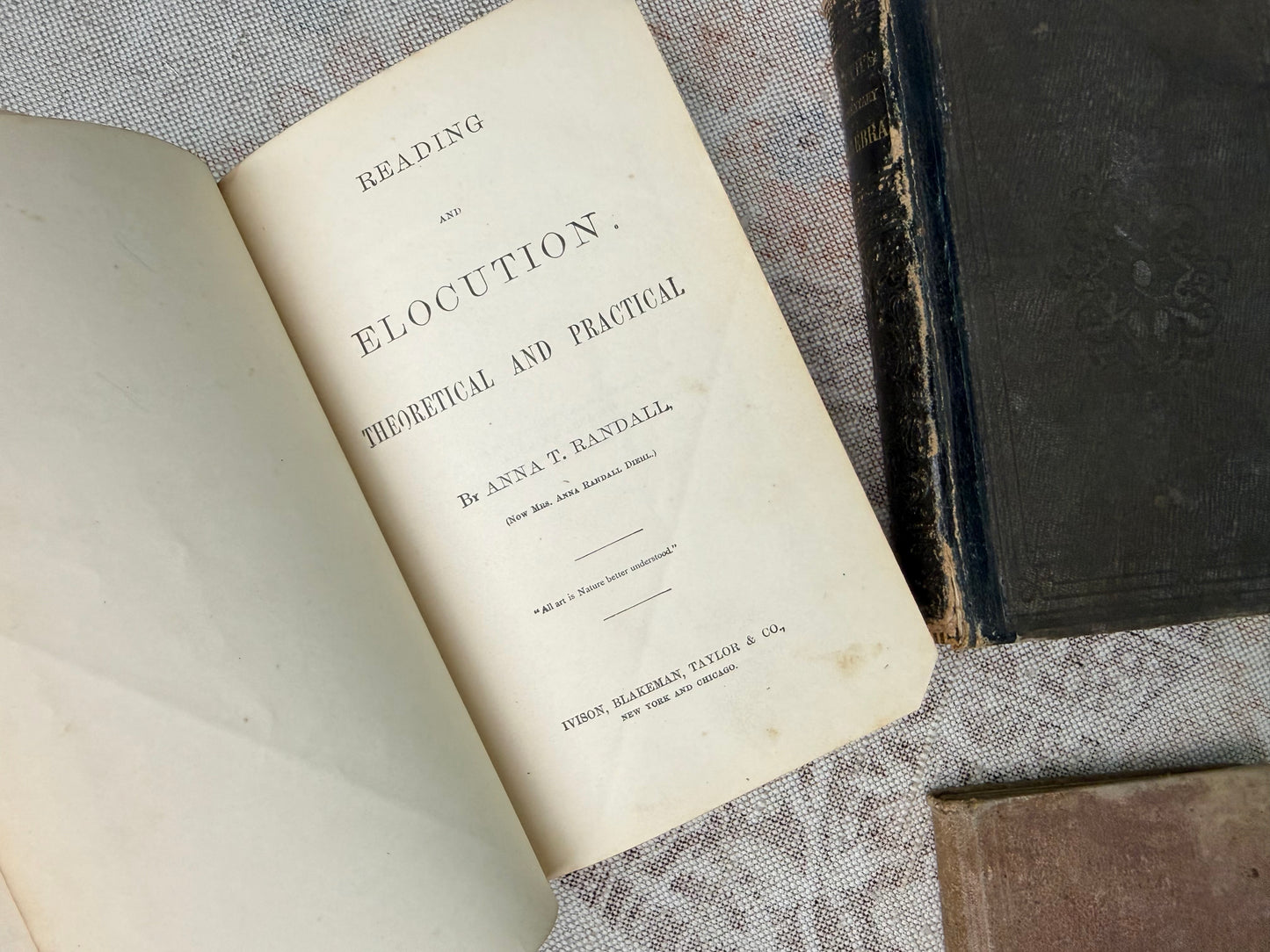 Vintage Textbook Set