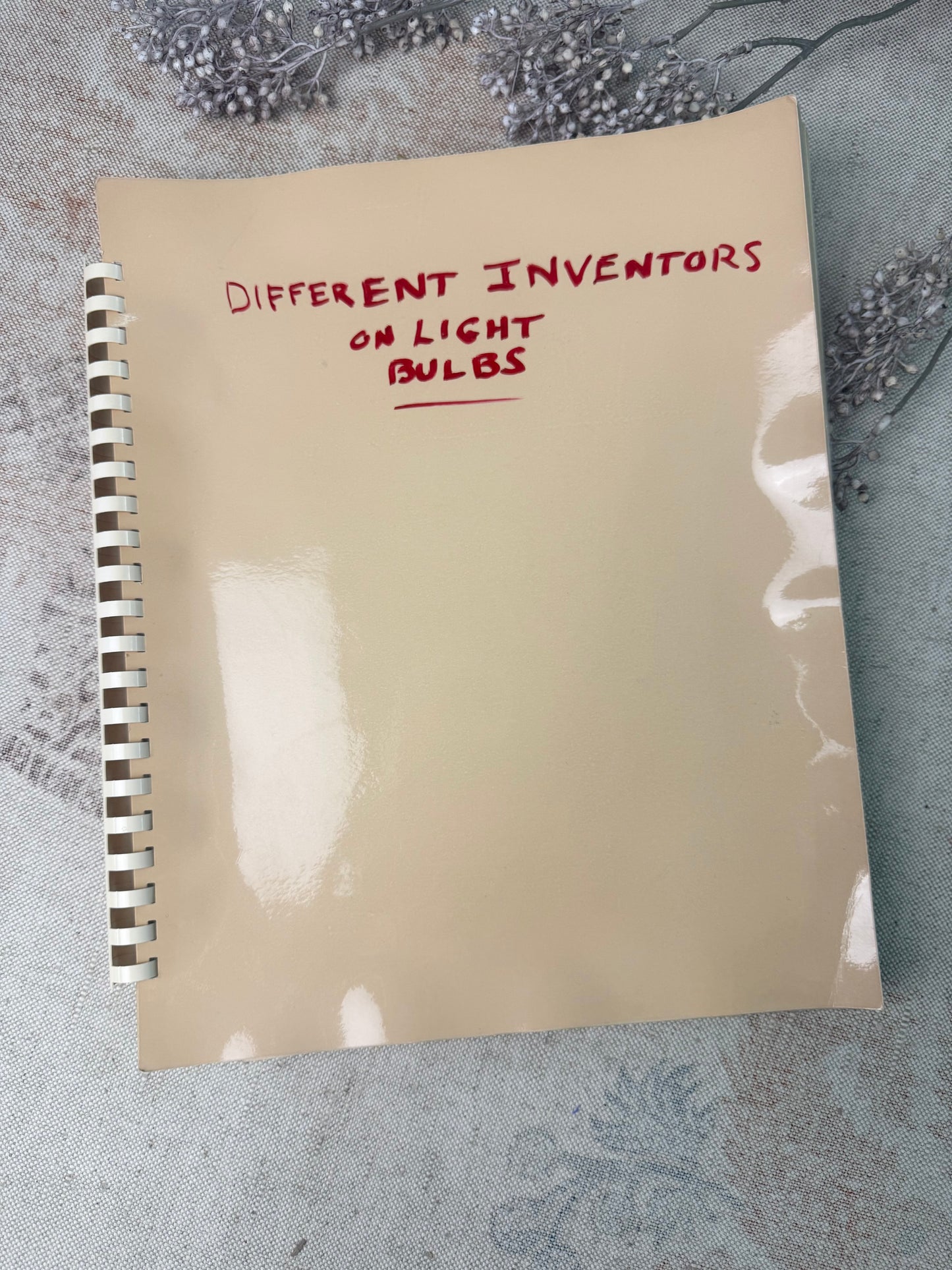 Vintage Scrapbook on Inventors