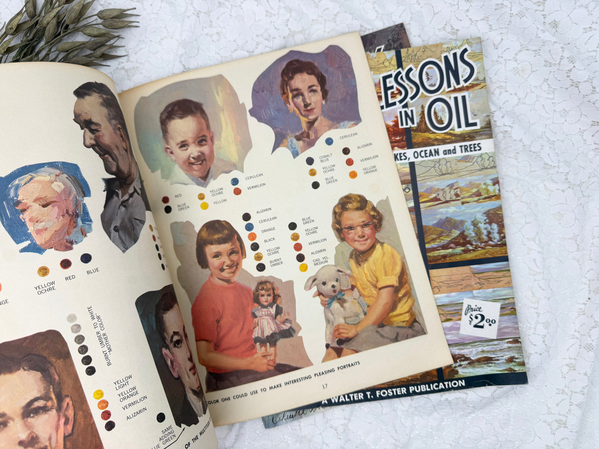 Vintage Art Book Set