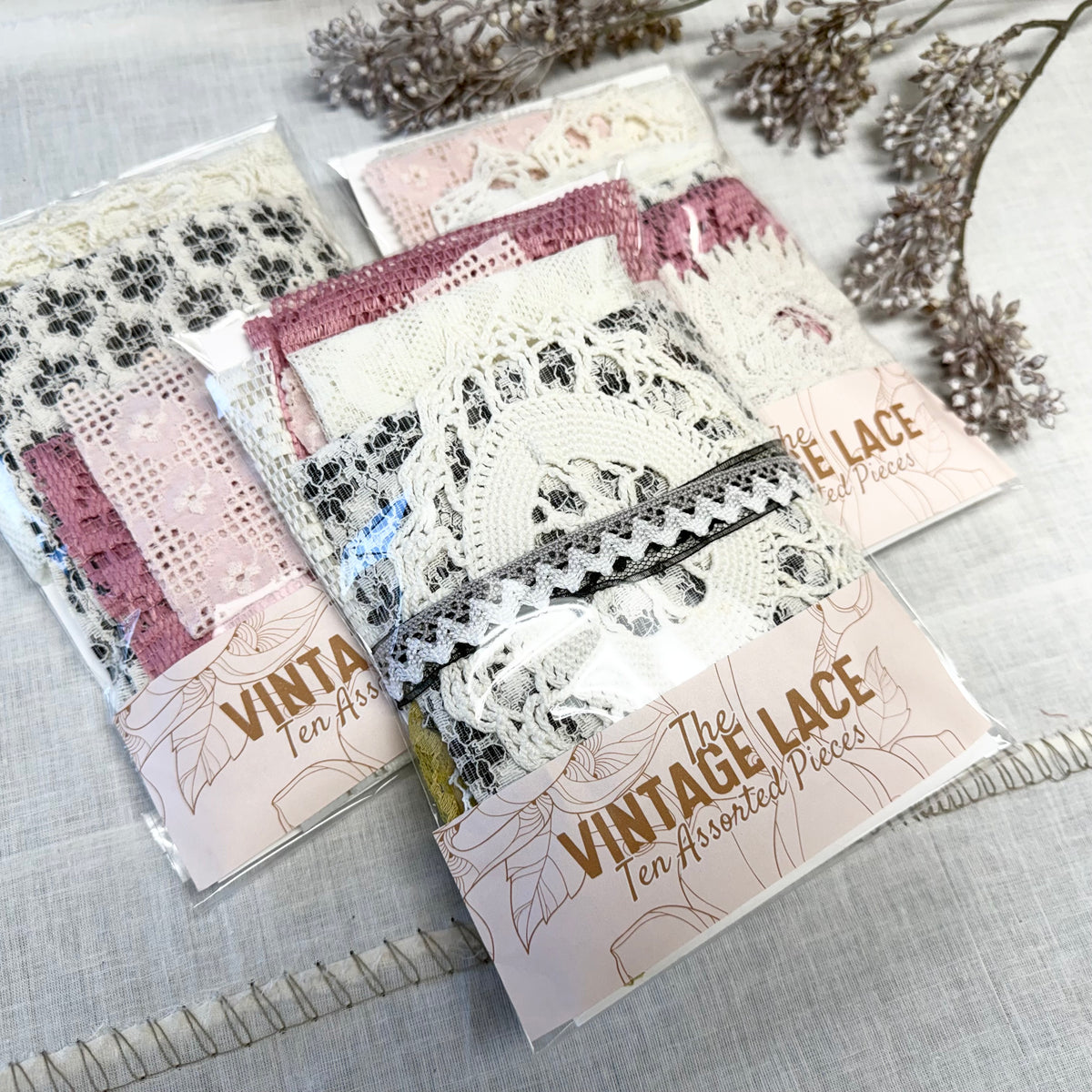 Assorted Vintage Lace Pack – A House of Books