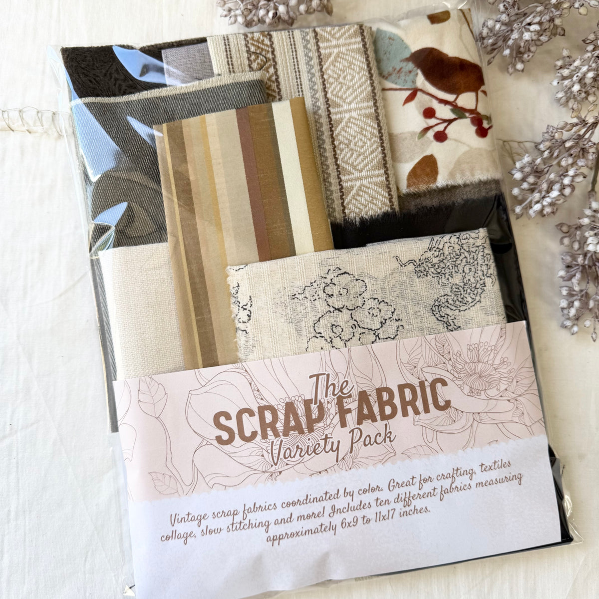 Fabric Scraps by Color (9x12)